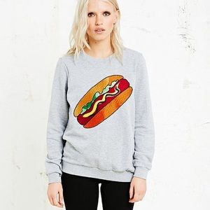 Hot Dog 🌭 Crew Neck Sweatshirt